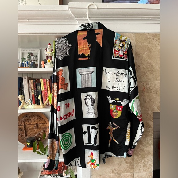 Vintage Moschino Cheap and Chic patchwork button-up - Picture 2 of 3